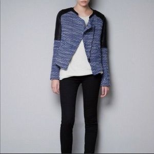 Zara Trafaluc Moto Jacket Sz XL